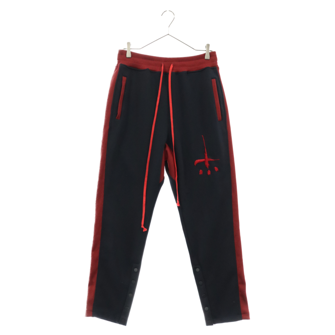 cvtvlist カタリスト UNDER CROSS TRACK PANT アンダークロストラックパンツ 2101090401 ブラック/レッド メンズのパンツ(その他)の商品写真