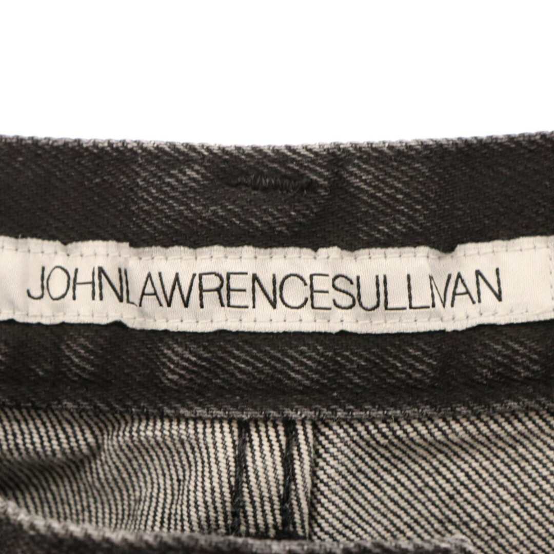 JOHN LAWRENCE SULLIVAN(ジョンローレンスサリバン)のJHON LAWRENCE SULLIVAN ジョンローレンスサリバン ウォッシュドデニムワイドパンツ デニムフレアパンツ グレー JLS-02-18 メンズのパンツ(デニム/ジーンズ)の商品写真