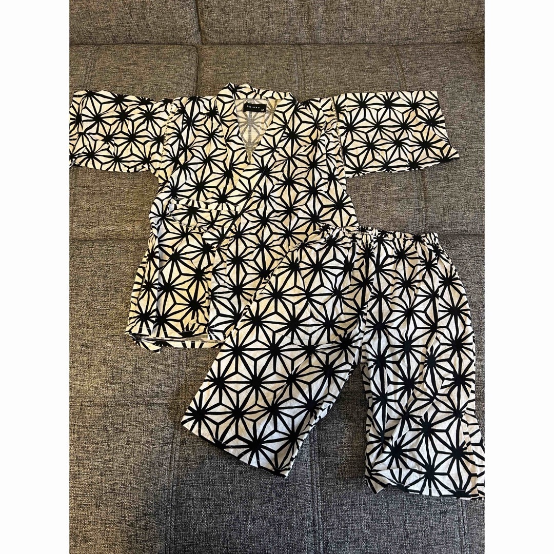 甚平　140 男の子 美品 キッズ/ベビー/マタニティのキッズ服男の子用(90cm~)(甚平/浴衣)の商品写真