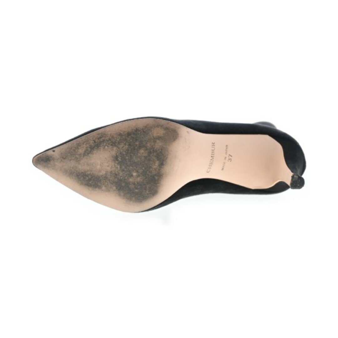 CHEMBUR(チェンバー)のCHEMBUR チェンバー ブーツ EU37(23.5cm位) 黒 【古着】【中古】 レディースの靴/シューズ(ブーツ)の商品写真