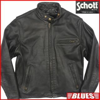 ショット(schott)のSchott ショット 641 ライダースジャケット 40 シングルHH9503(レザージャケット)