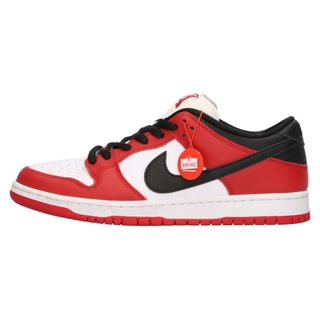 ナイキ(NIKE)のNIKE SB ナイキエスビー SB DUNK LOW PRO CHICAGO ダンク ローカットスニーカー シカゴ US10/28cm ホワイト/レッド BQ6817-600(スニーカー)