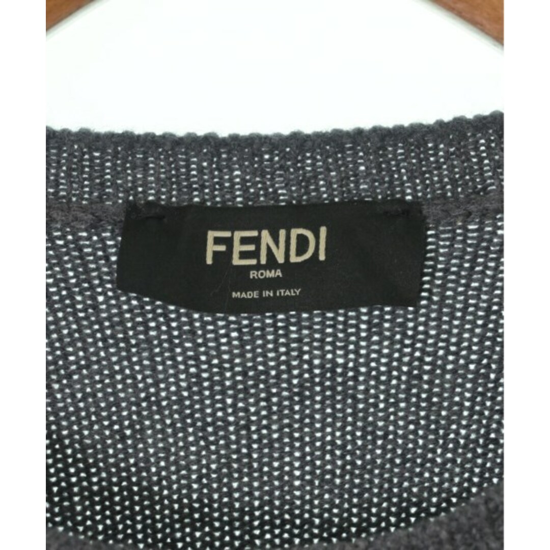 FENDI - FENDI フェンディ ニット・セーター 50(XL位) グレー 【古着 FENDI - FENDI フェンディ ニット・セーター 50(XL位) グレー 【古着