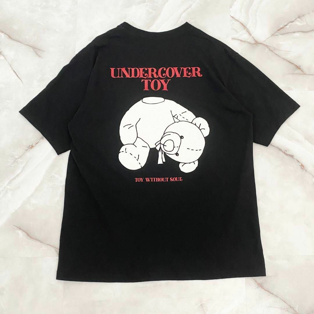 UNDERCOVER(アンダーカバー)のA12611 アンダーカバー　デストロイテディベアプリントT ブラック　3 メンズのトップス(Tシャツ/カットソー(半袖/袖なし))の商品写真