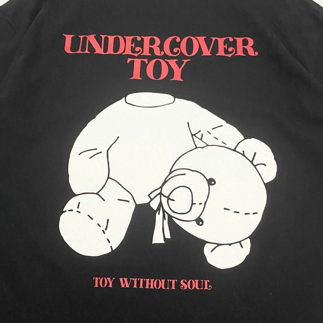 UNDERCOVER(アンダーカバー)のA12611 アンダーカバー　デストロイテディベアプリントT ブラック　3 メンズのトップス(Tシャツ/カットソー(半袖/袖なし))の商品写真