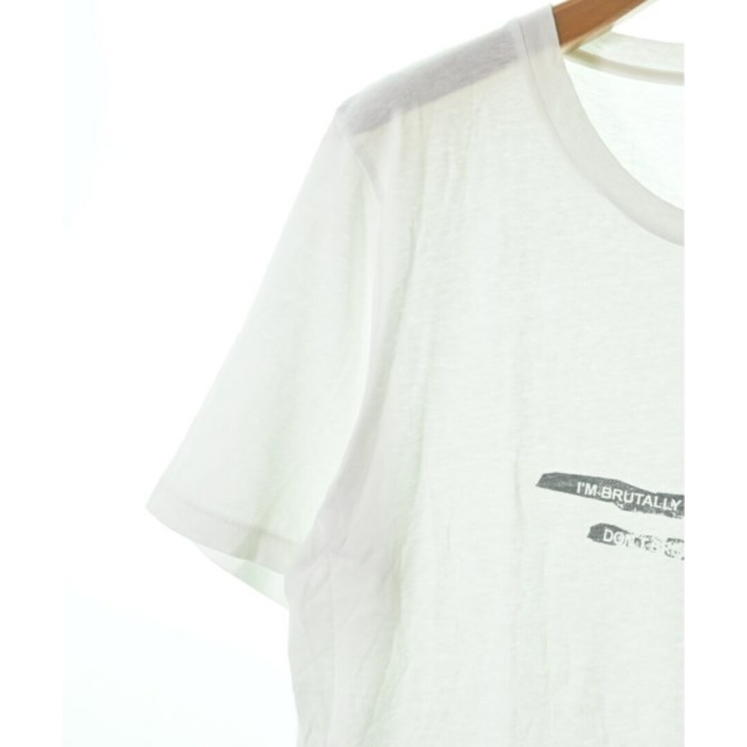 SAINT LAURENT PARIS Tシャツ・カットソー S 白 【古着】【中古】 メンズのトップス(Tシャツ/カットソー(半袖/袖なし))の商品写真