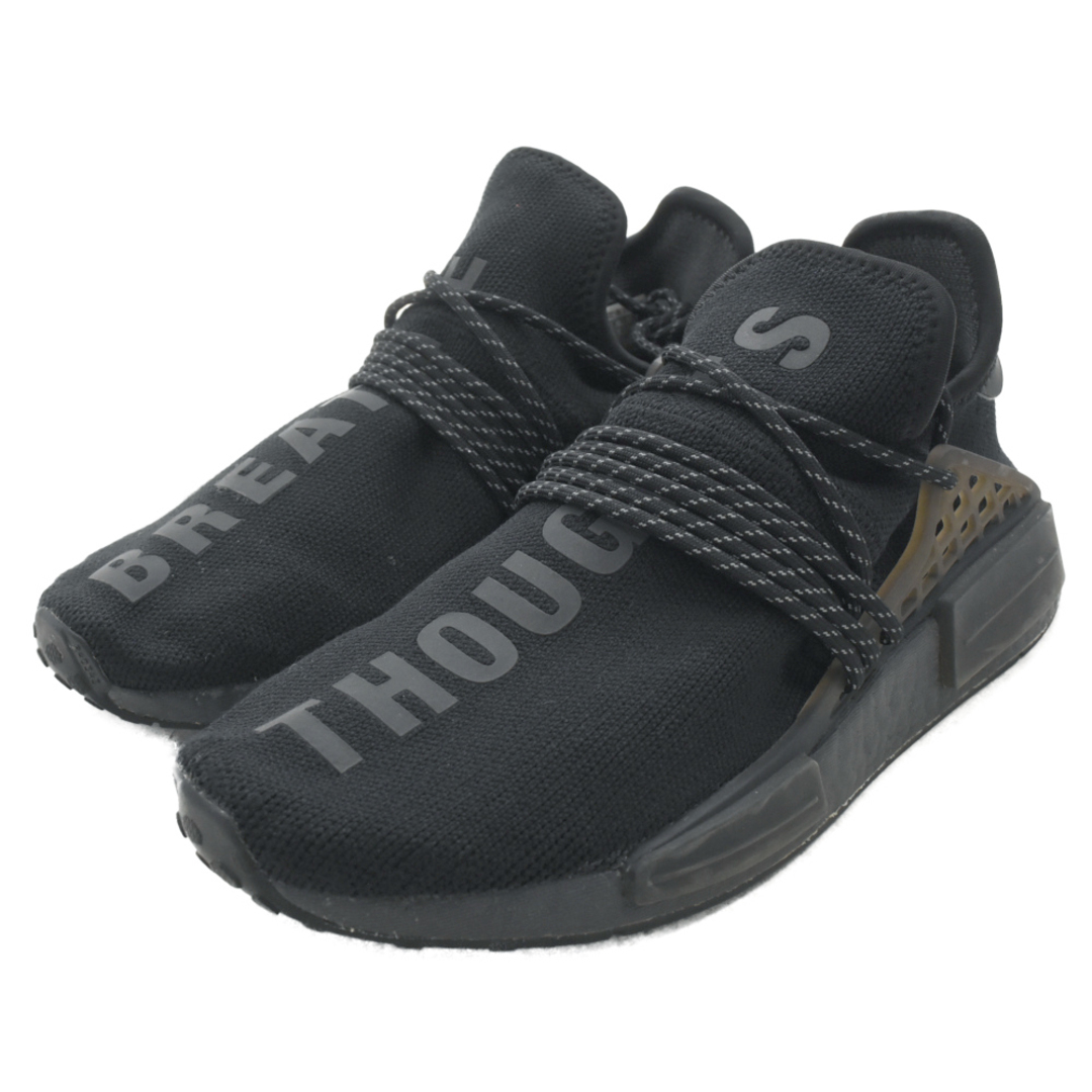 adidas(アディダス)のadidas アディダス ×Pharrell NMD Hu Pharrell Human Race ファレル ノマド ヒューマン レイス ローカットスニーカー ブラック US8/26cm GX2487 メンズの靴/シューズ(スニーカー)の商品写真