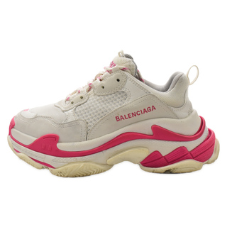 バレンシアガ(Balenciaga)のBALENCIAGA バレンシアガ TRIPLE S Sneaker トリプルエス ローカットスニーカー ホワイト/ピンク 524039(スニーカー)