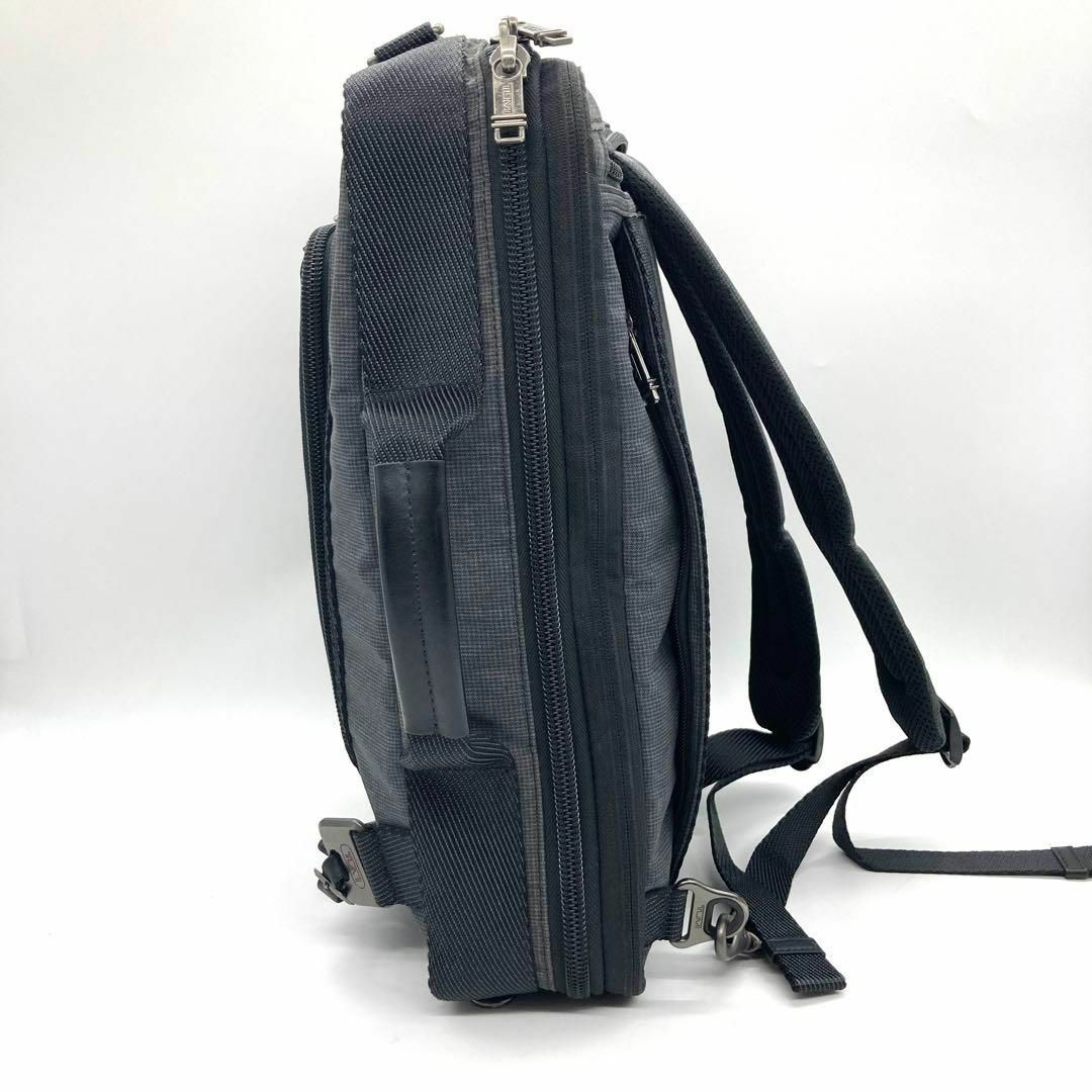 TUMI(トゥミ)の【極美品】TUMI トゥミ リュック 3way ビジネスバッグ グレー メンズのバッグ(ビジネスバッグ)の商品写真