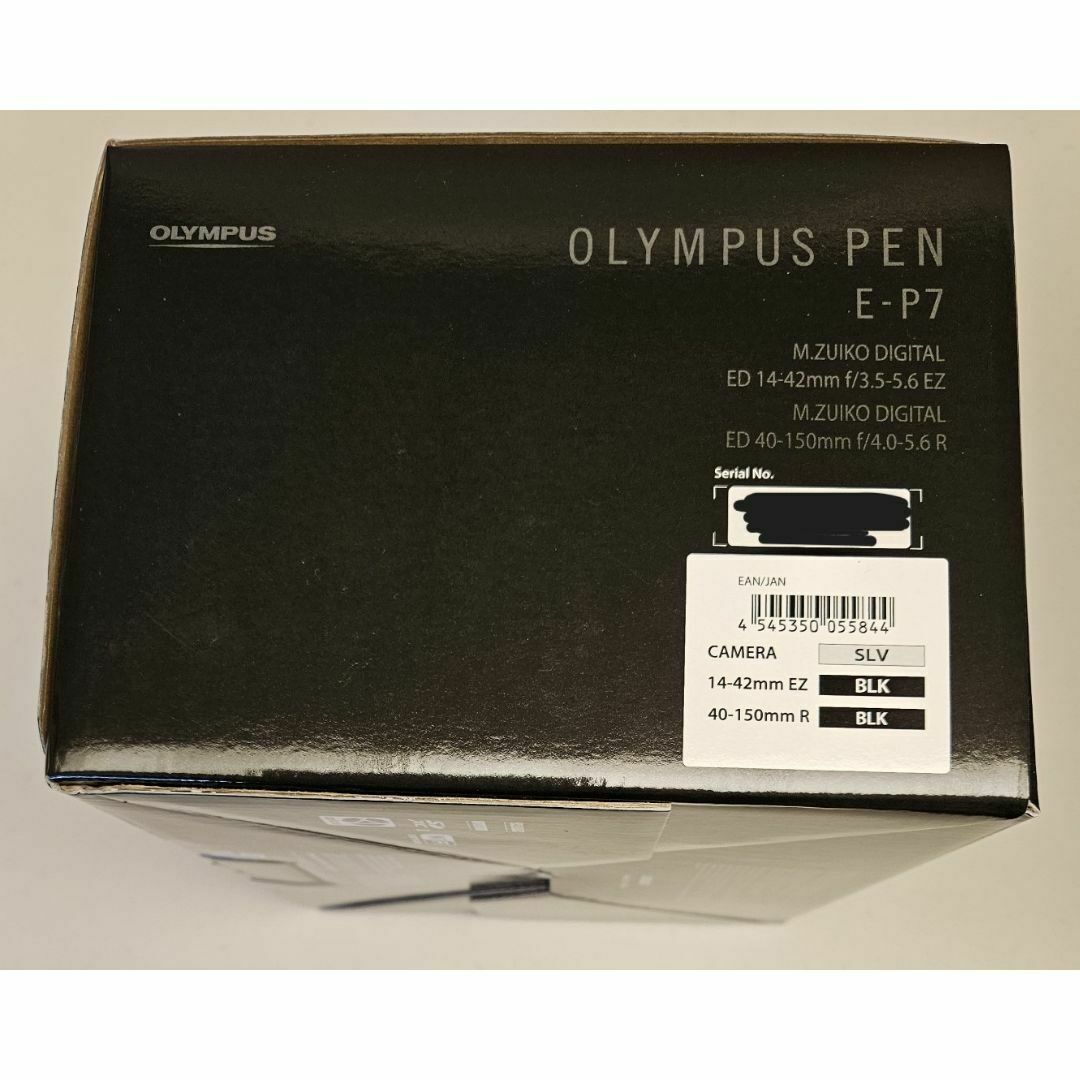 OLYMPUS(オリンパス)の【新品・未使用】オリンパス E-P7 PEN EZダブルズームキット シルバー スマホ/家電/カメラのカメラ(ミラーレス一眼)の商品写真