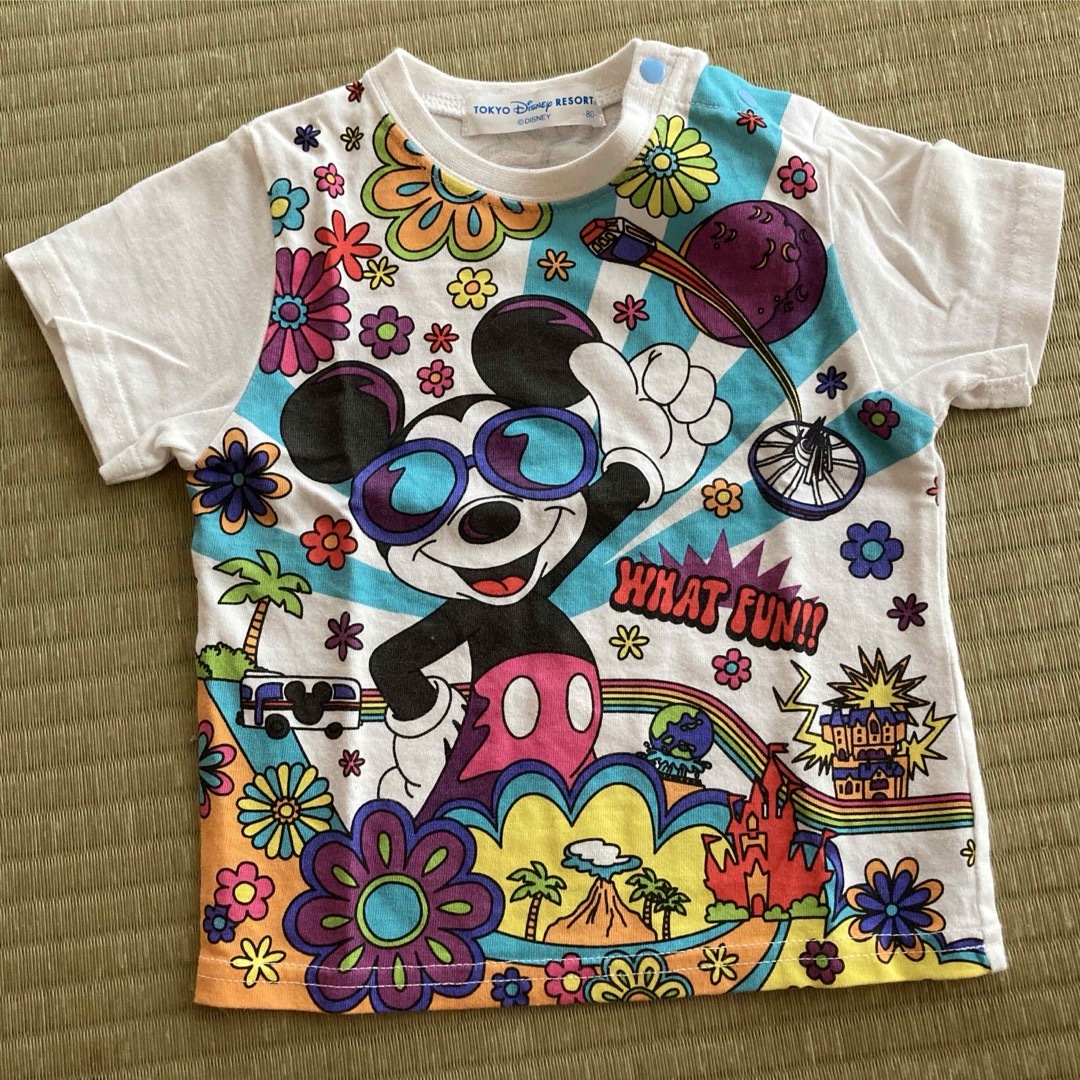 Disney(ディズニー)のディズニーリゾートTシャツ 80 キッズ/ベビー/マタニティのベビー服(~85cm)(Ｔシャツ)の商品写真