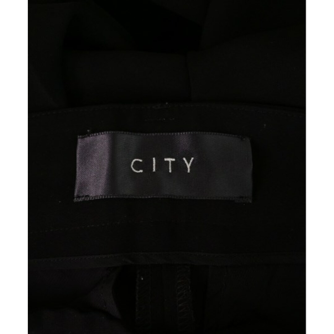 CITY(シティ)のCITY シティ スラックス 0(XS位) 黒 【古着】【中古】 レディースのパンツ(その他)の商品写真