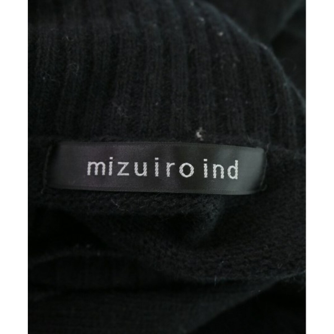 mizuiro ind(ミズイロインド)のmizuiro ind ミズイロインド ニット・セーター F 黒 【古着】【中古】 レディースのトップス(ニット/セーター)の商品写真