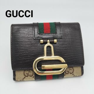 グッチ(Gucci)の未使用に近い✨グッチ　折り財布　シェリーライン(財布)