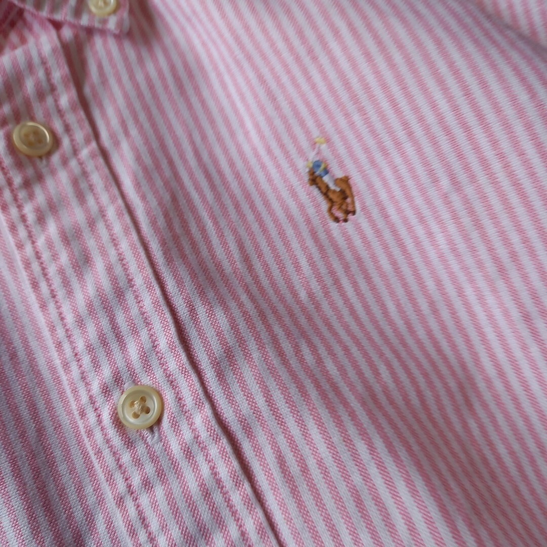 POLO RALPH LAUREN(ポロラルフローレン)のPOLO RALPH LAUREN  ストライプ 半袖シャツ 150サイズ キッズ/ベビー/マタニティのキッズ服男の子用(90cm~)(その他)の商品写真