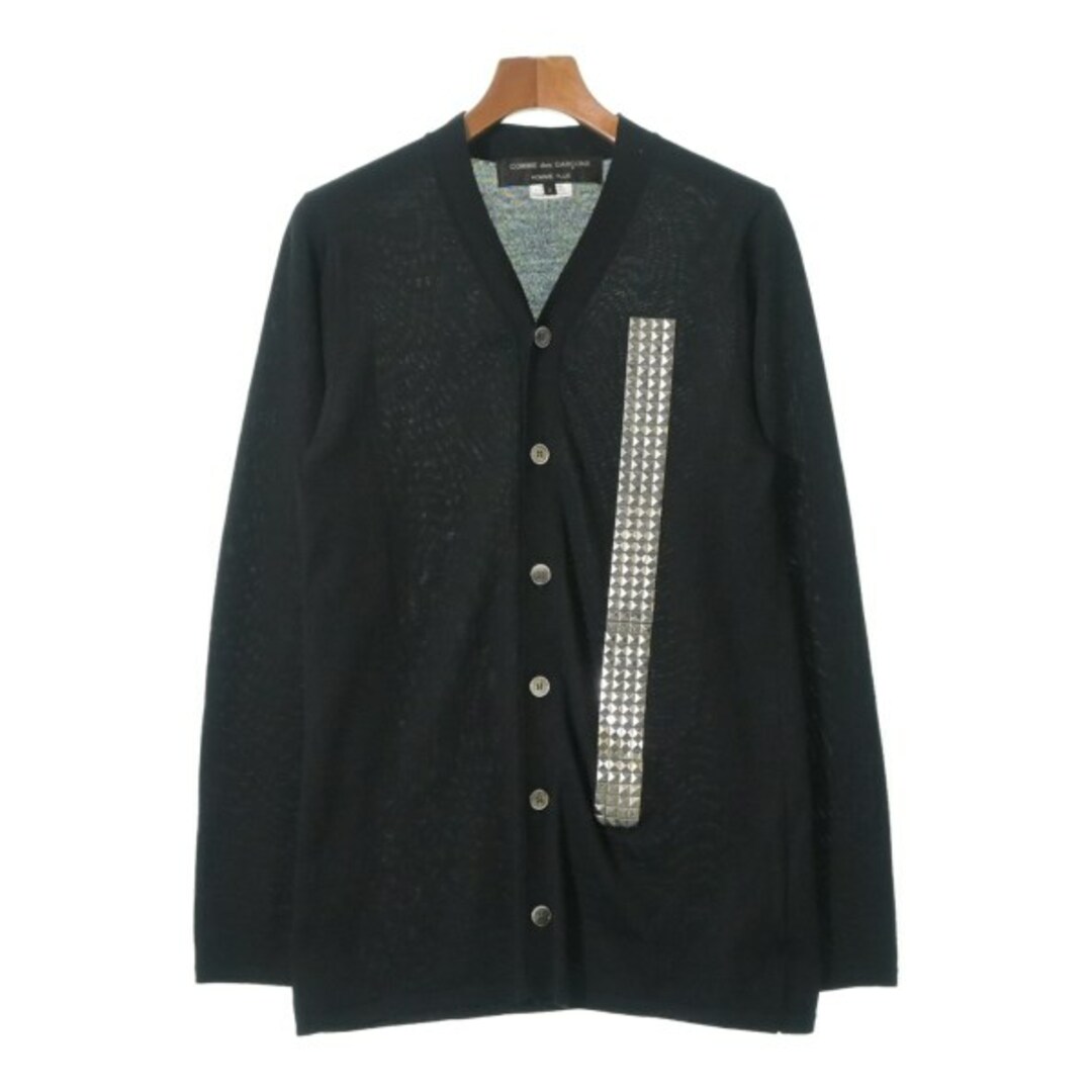 COMME des GARCONS HOMME PLUS(コムデギャルソンオムプリュス)のCOMME des GARCONS HOMME PLUS カーディガン S 黒 【古着】【中古】 メンズのトップス(カーディガン)の商品写真