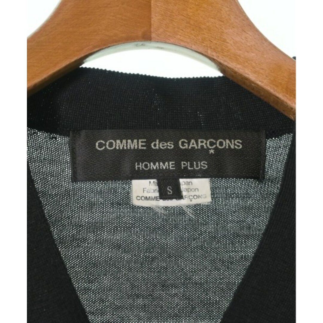 COMME des GARCONS HOMME PLUS(コムデギャルソンオムプリュス)のCOMME des GARCONS HOMME PLUS カーディガン S 黒 【古着】【中古】 メンズのトップス(カーディガン)の商品写真