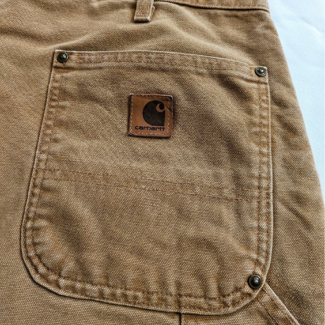 carhartt(カーハート)のCarhartt　ダブルニーパンツ　w36 L34　ダックパンツ　ワークパンツ メンズのパンツ(ワークパンツ/カーゴパンツ)の商品写真