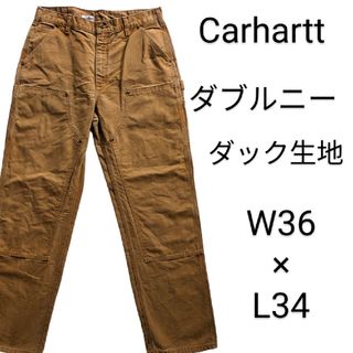 カーハート(carhartt)のCarhartt　ダブルニーパンツ　w36 L34　ダックパンツ　ワークパンツ(ワークパンツ/カーゴパンツ)