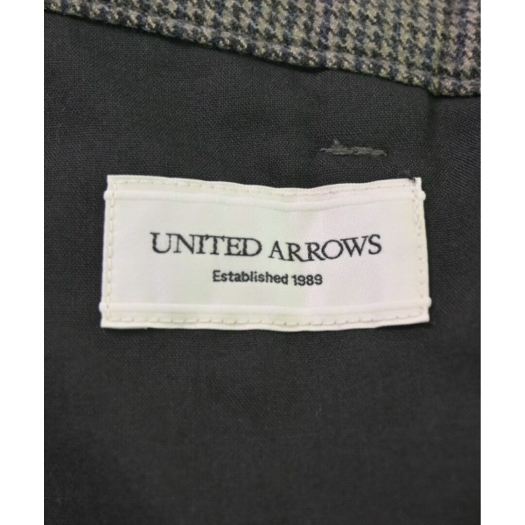 UNITED ARROWS(ユナイテッドアローズ)のUNITED ARROWS スラックス XL グレー(チェック) 【古着】【中古】 メンズのパンツ(スラックス)の商品写真