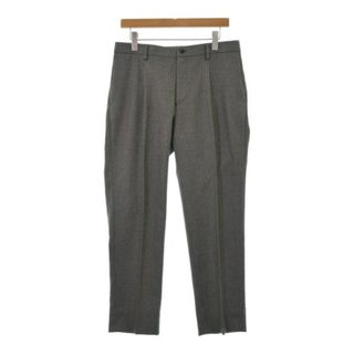 ユナイテッドアローズ(UNITED ARROWS)のUNITED ARROWS スラックス XL グレー(チェック) 【古着】【中古】(スラックス)