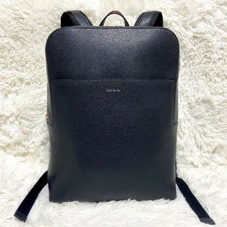 Paul Smith - 極美品　ポールスミス　インレイドストライプハンドル リュック　バックパック　黒