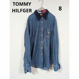 トミーヒルフィガー(TOMMY HILFIGER)のTOMMY HILFGER デニムシャツ 長袖 8(シャツ)