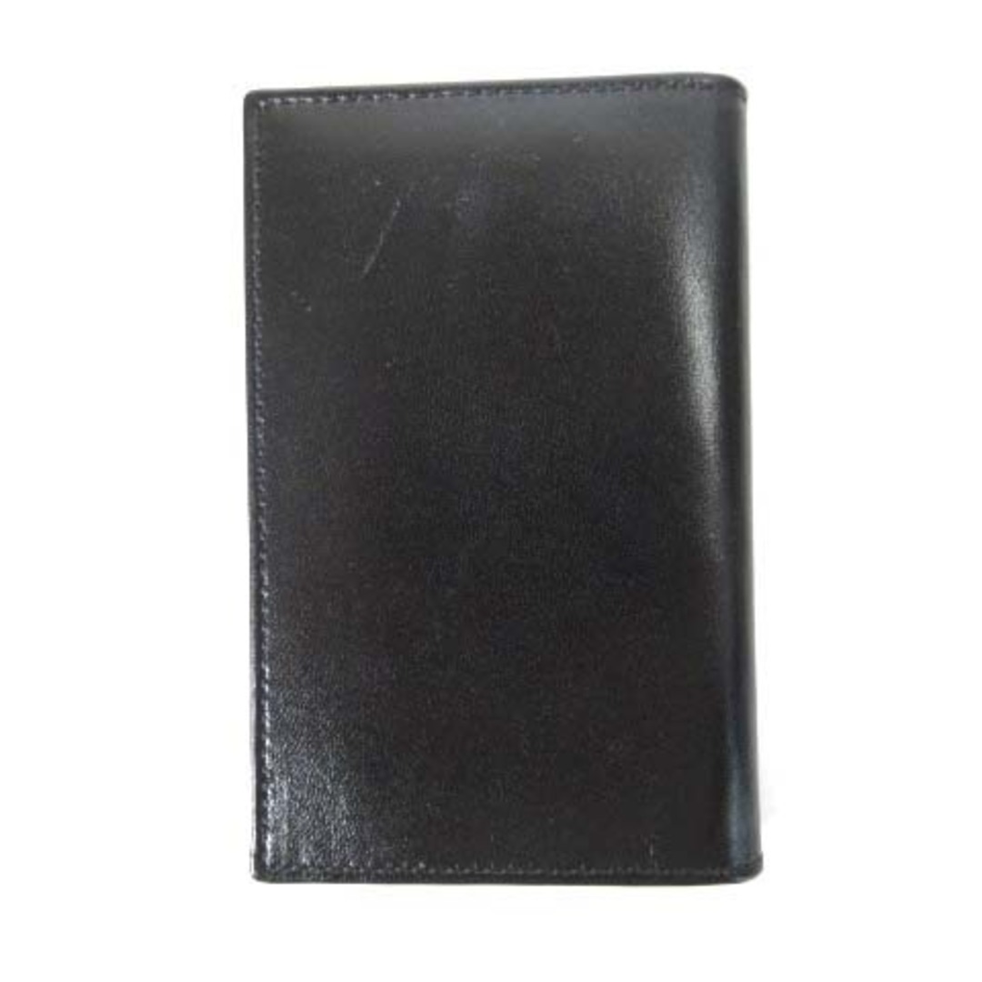 FENDI(フェンディ)のフェンディ FENDI カードケース 名刺入れ 2つ折り ロゴプレート 黒 メンズのファッション小物(長財布)の商品写真