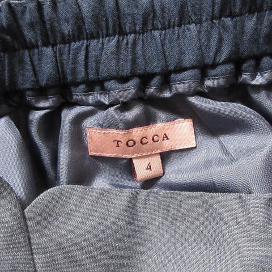 TOCCA(トッカ)のトッカ 19SS スカート ファティマ ひざ丈 フレア イージー グレー 4 レディースのスカート(ひざ丈スカート)の商品写真