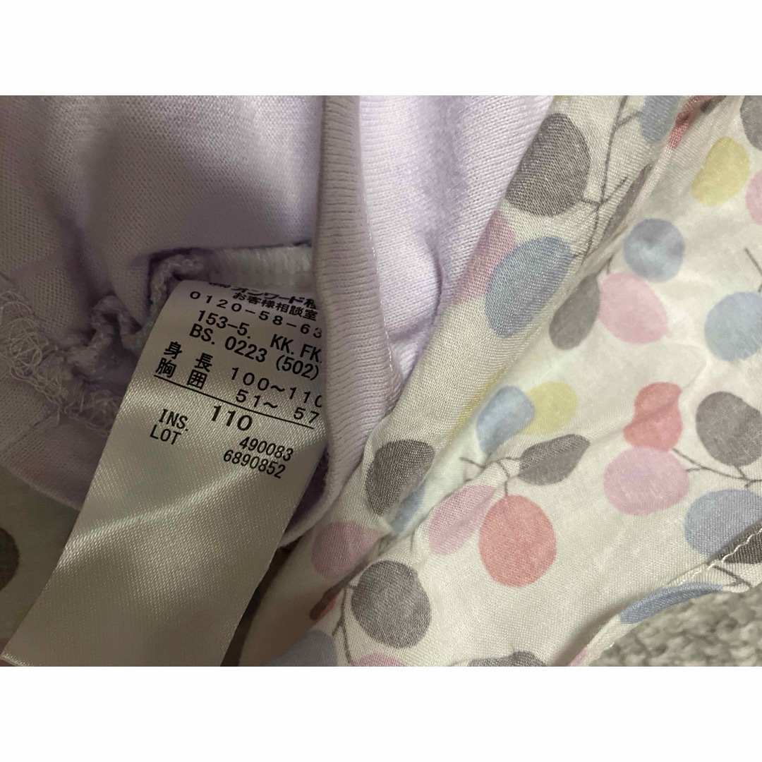 anyFAM(エニィファム)のエニィファム ロンT チュニック  110cm キッズ/ベビー/マタニティのキッズ服女の子用(90cm~)(Tシャツ/カットソー)の商品写真