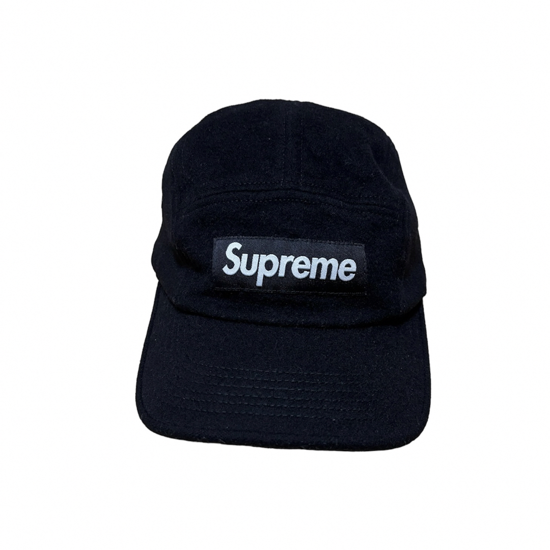 Supreme(シュプリーム)の【極美品】即完売 シュプリーム キャンプ キャップ ウール ブラック 黒 メンズの帽子(キャップ)の商品写真