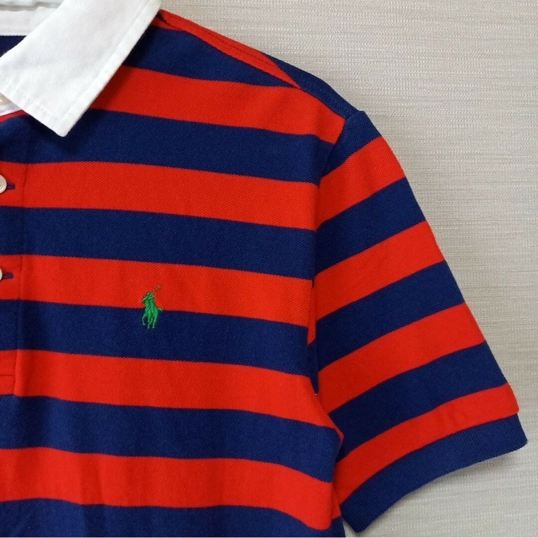 POLO RALPH LAUREN(ポロラルフローレン)のPOLO RALPH LAUREN ポロシャツ ラガーシャツ 150サイズ キッズ/ベビー/マタニティのキッズ服男の子用(90cm~)(Tシャツ/カットソー)の商品写真