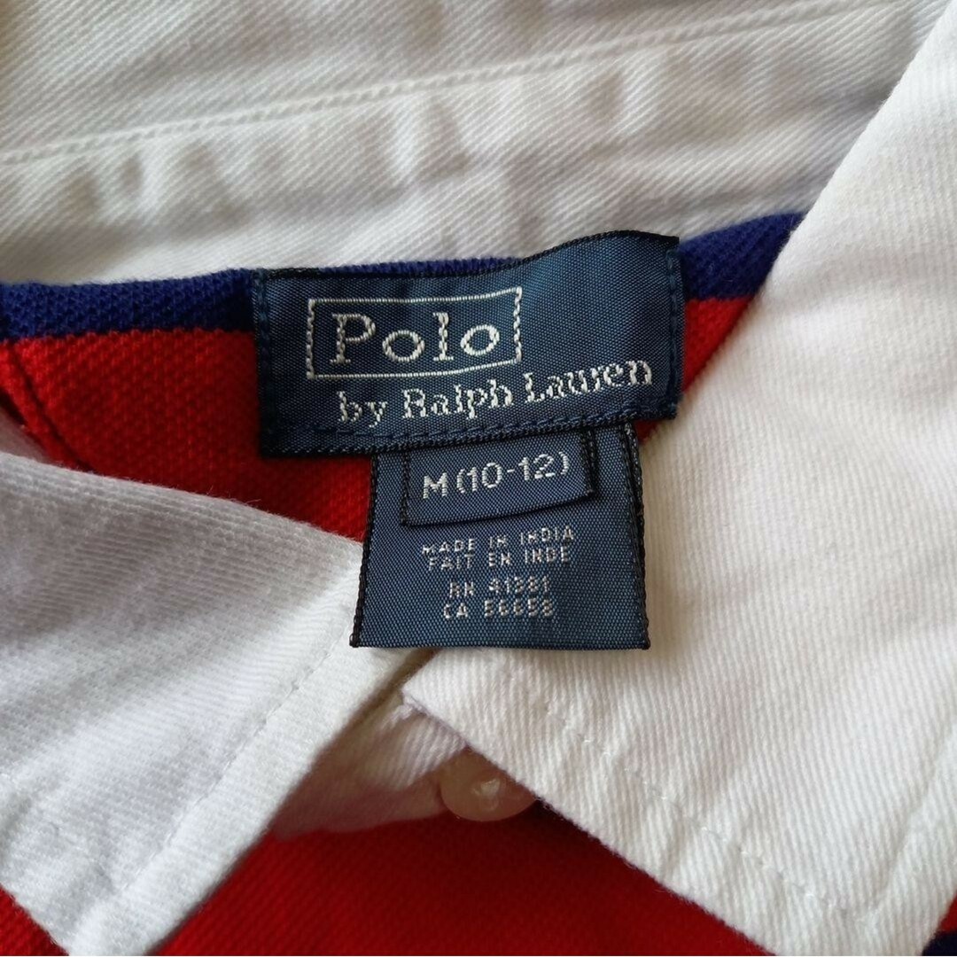 POLO RALPH LAUREN(ポロラルフローレン)のPOLO RALPH LAUREN ポロシャツ ラガーシャツ 150サイズ キッズ/ベビー/マタニティのキッズ服男の子用(90cm~)(Tシャツ/カットソー)の商品写真