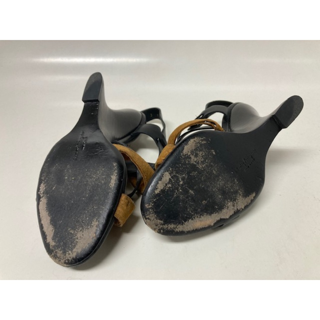 COACH(コーチ)の【フェラガモ】アンクルストラップ サンダル 6C ブラウン系 レディースの靴/シューズ(ハイヒール/パンプス)の商品写真