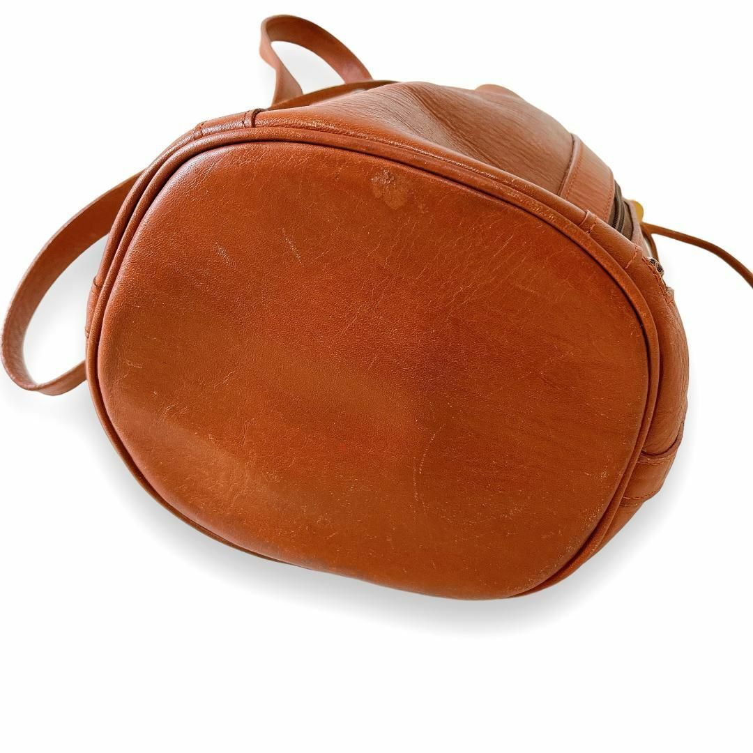 Dakota(ダコタ)のダコタ ショルダー バッグ 巾着 バケツ型 キャメル  ブラウン ヴィンテージ レディースのバッグ(ショルダーバッグ)の商品写真