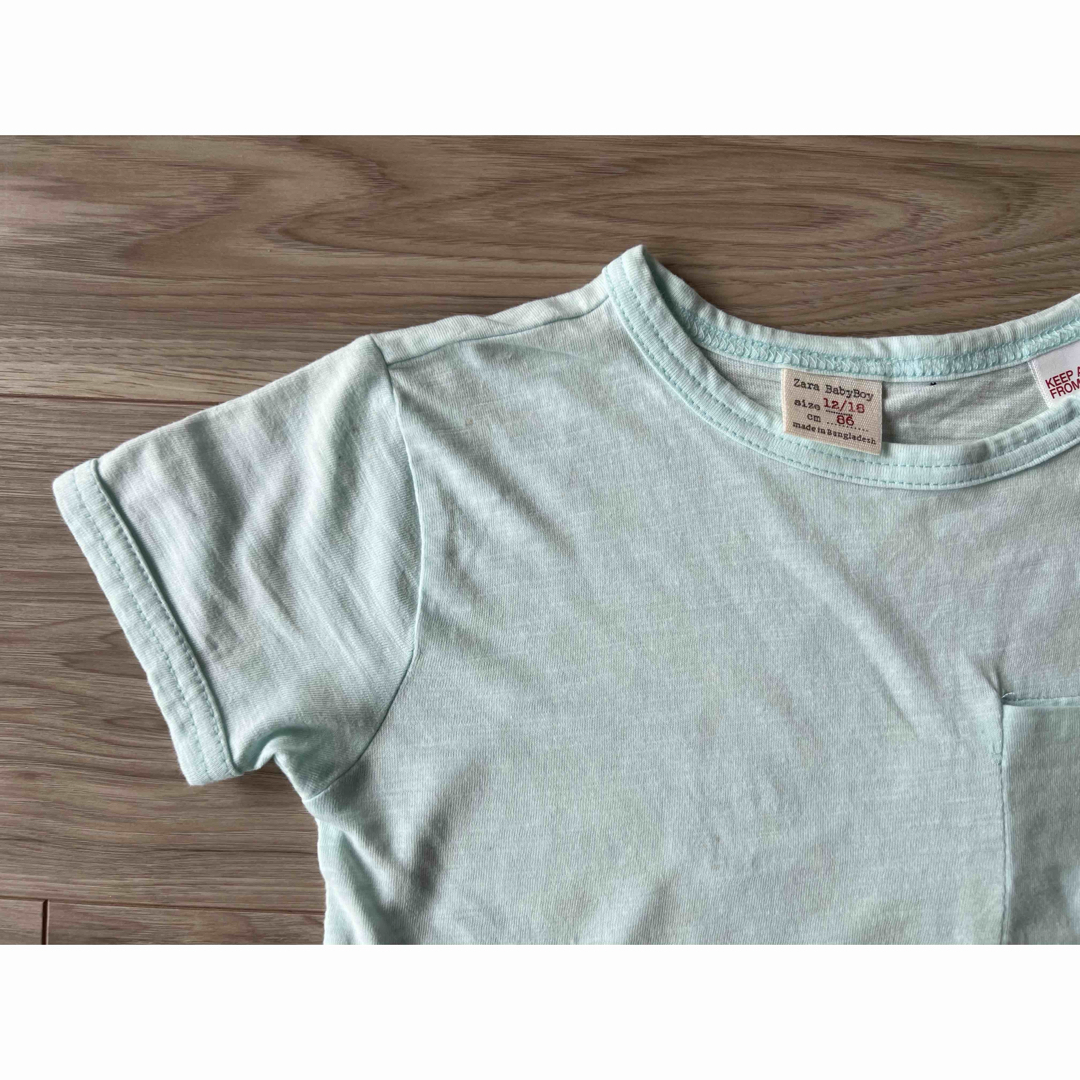 ZARA(ザラ)のZara Baby ザラベビー　Tシャツ　12/18ヶ月　86㎝ キッズ/ベビー/マタニティのキッズ服女の子用(90cm~)(Tシャツ/カットソー)の商品写真