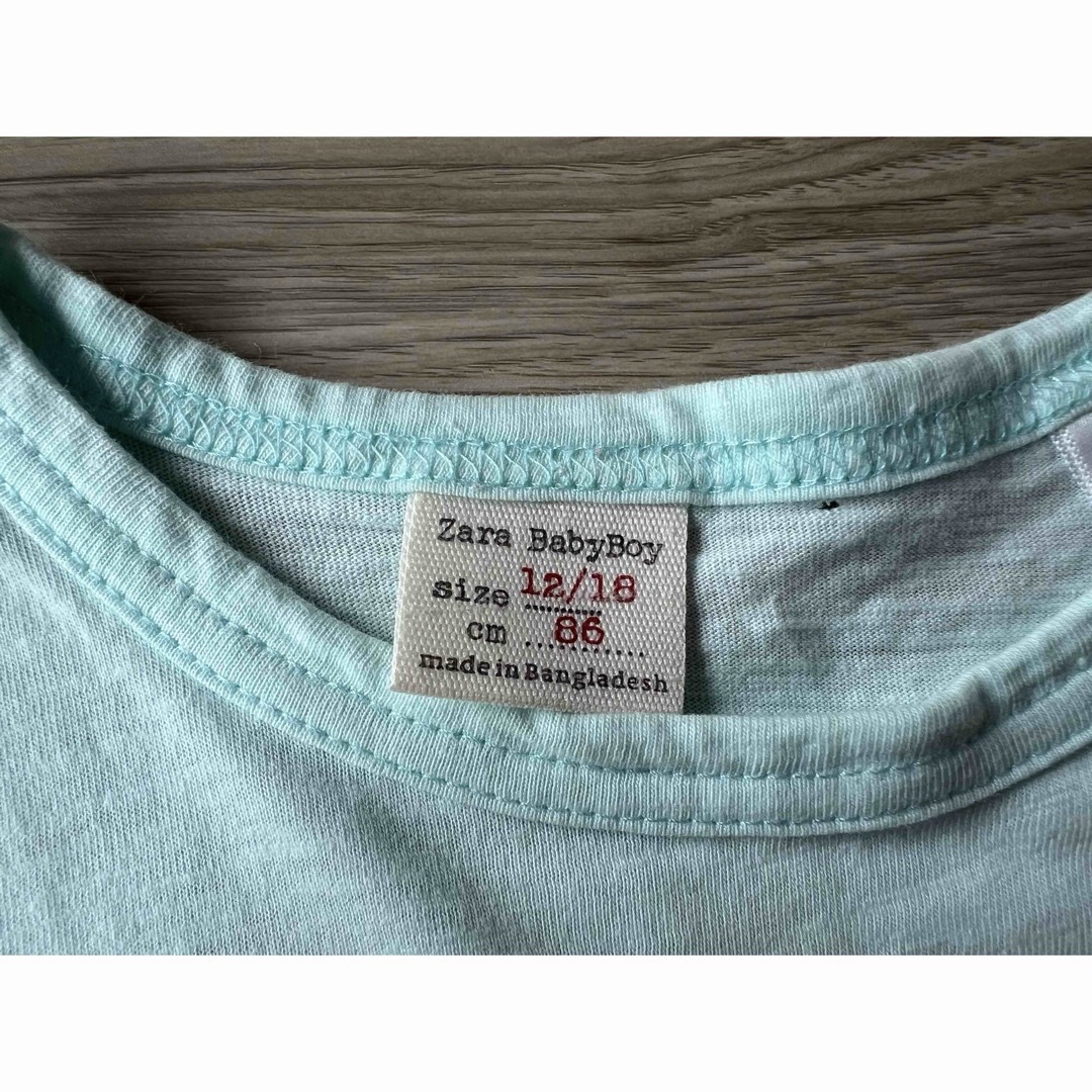 ZARA(ザラ)のZara Baby ザラベビー　Tシャツ　12/18ヶ月　86㎝ キッズ/ベビー/マタニティのキッズ服女の子用(90cm~)(Tシャツ/カットソー)の商品写真