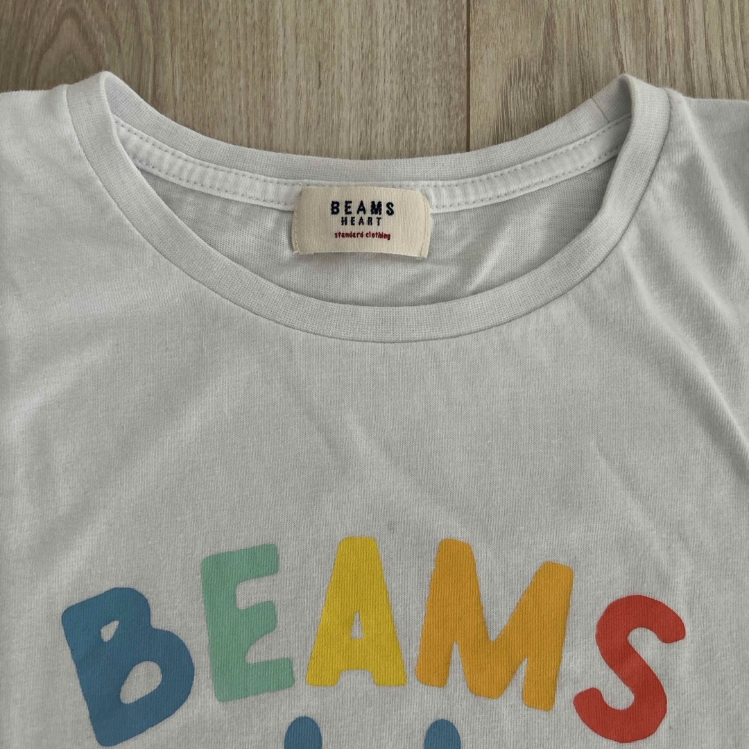 BEAMS(ビームス)のビームス　　Tシャツ　スマイル ロゴ　140 150  キッズ/ベビー/マタニティのキッズ服女の子用(90cm~)(Tシャツ/カットソー)の商品写真