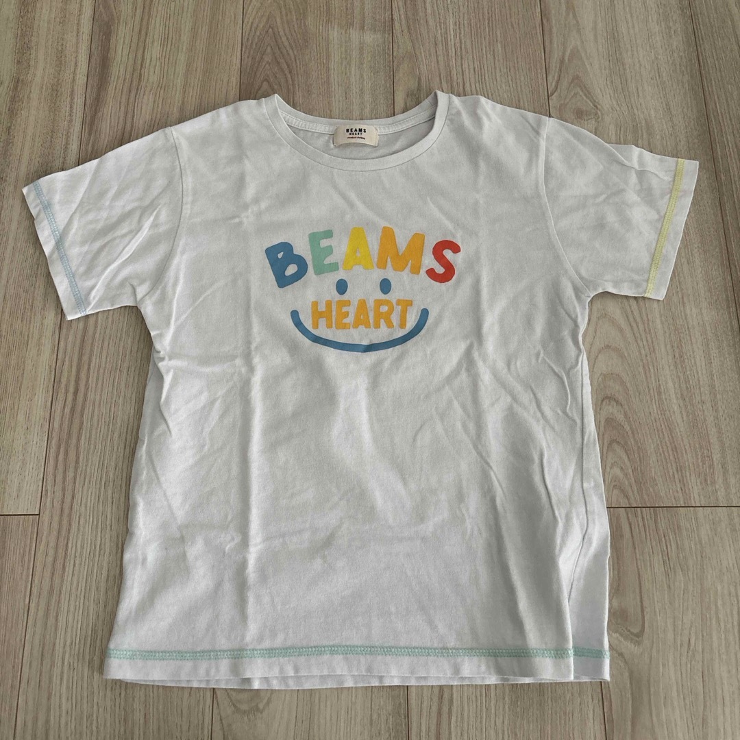 BEAMS(ビームス)のビームス　　Tシャツ　スマイル ロゴ　140 150  キッズ/ベビー/マタニティのキッズ服女の子用(90cm~)(Tシャツ/カットソー)の商品写真