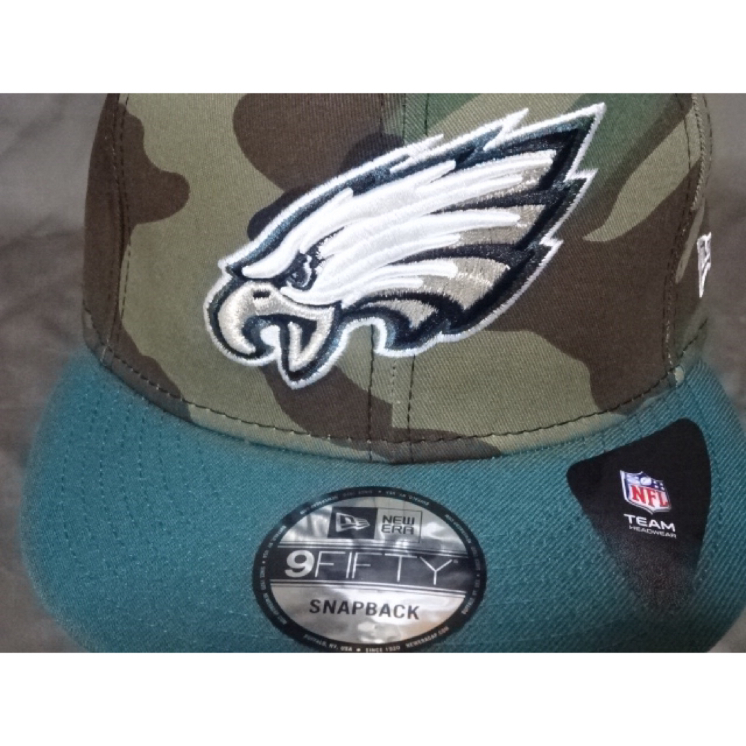 NEW ERA(ニューエラー)の【NEWERA】【9FIFTY】NFLフィラデルフィア イーグルス ロゴキャップ メンズの帽子(キャップ)の商品写真