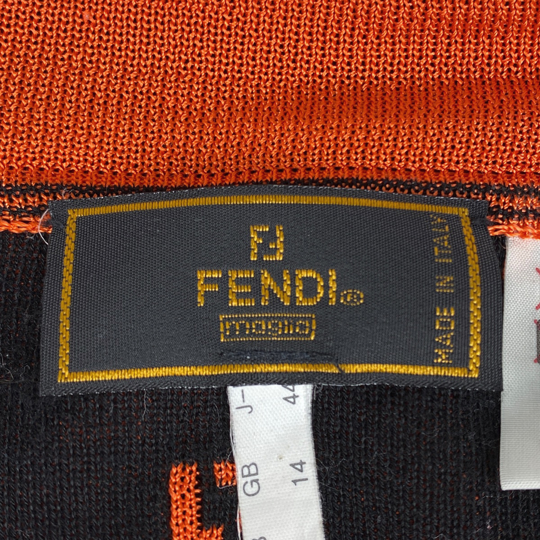 FENDI(フェンディ)のフェンディ ロゴ カーディガン レディース 44 【中古】 レディースのトップス(カーディガン)の商品写真