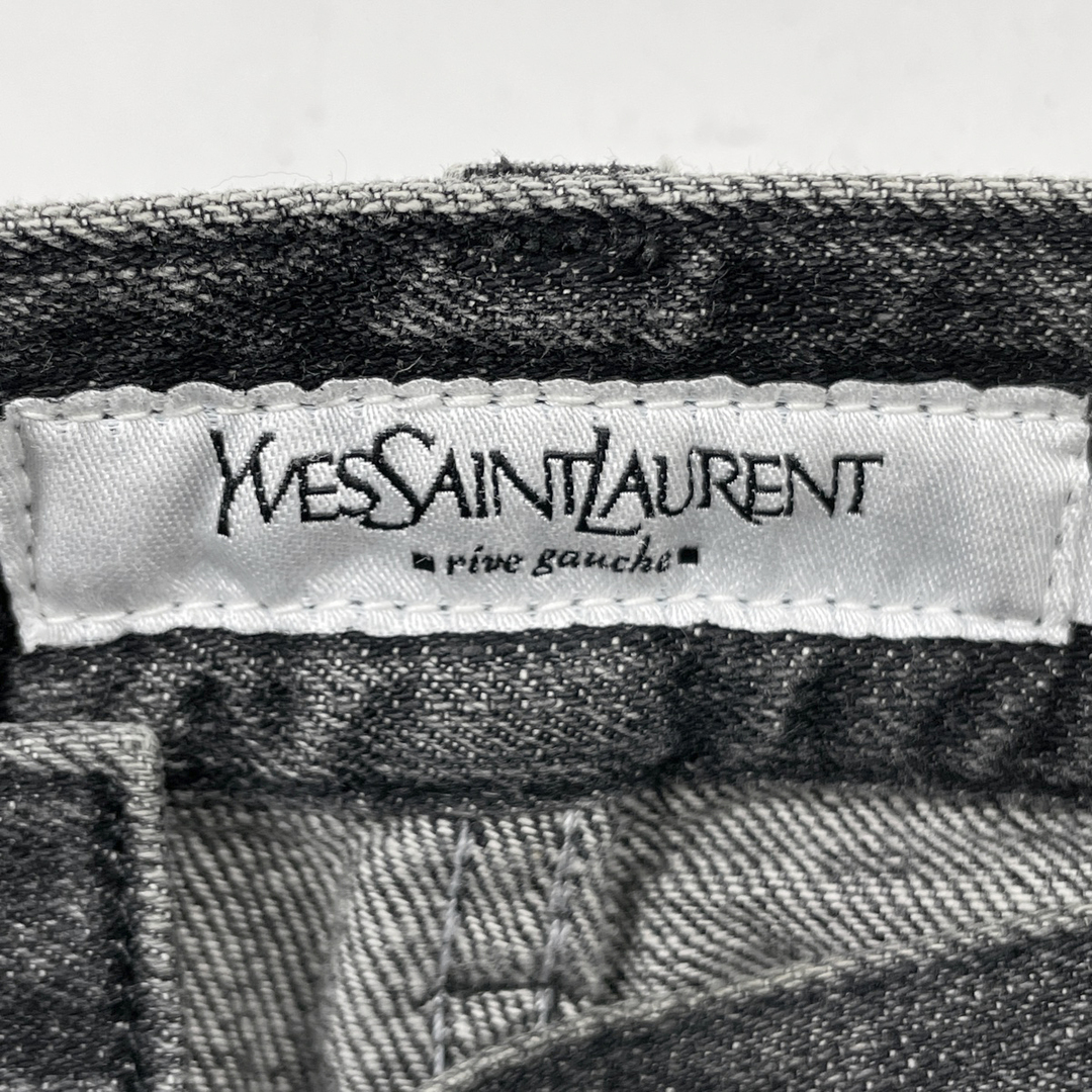 Saint Laurent(サンローラン)のイヴ・サンローラン ロゴ デニムパンツ メンズ 48 【中古】 メンズのパンツ(デニム/ジーンズ)の商品写真