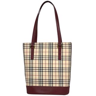 バーバリー(BURBERRY)のバーバリー チェック柄 トートバッグ レディース 【中古】(トートバッグ)