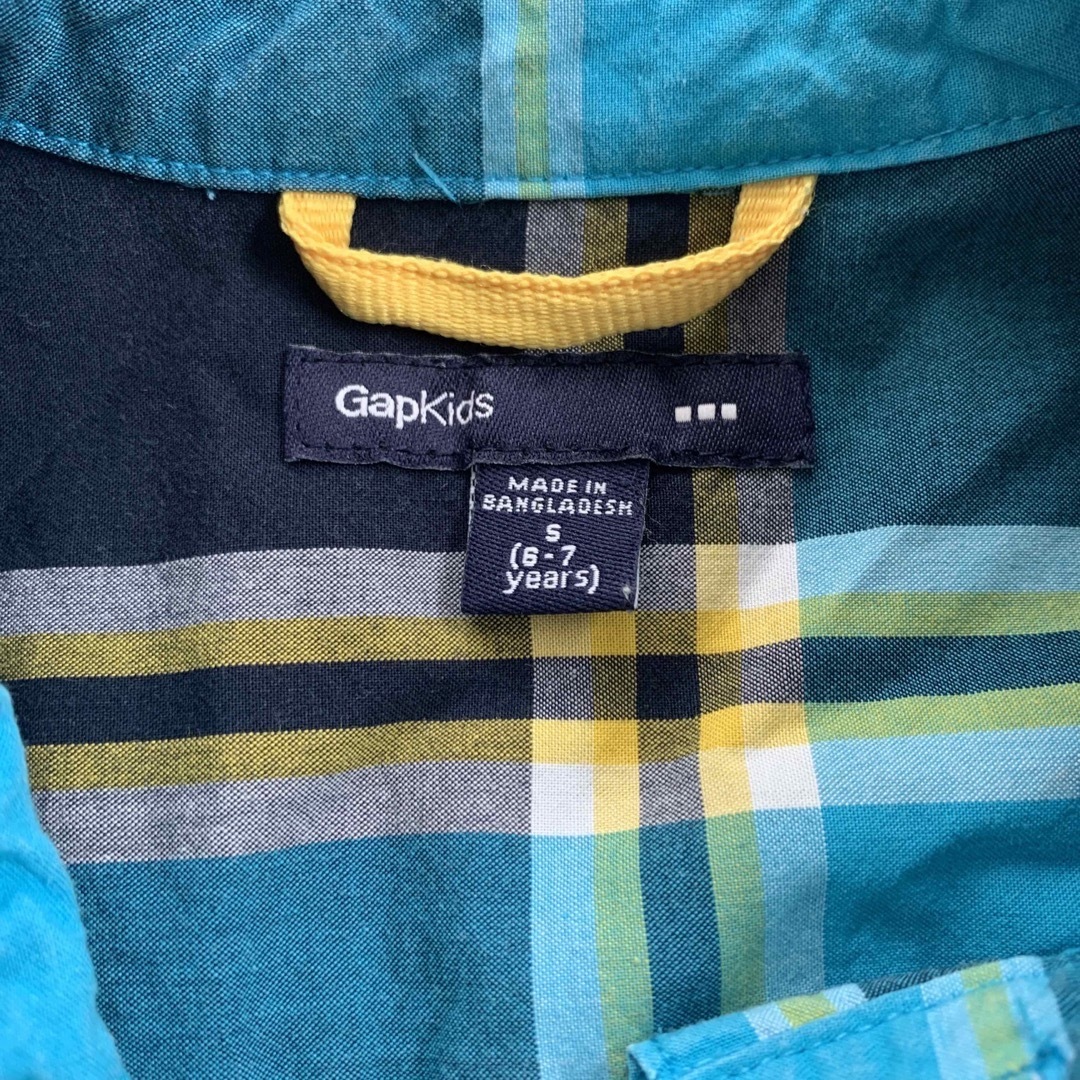 GAP Kids(ギャップキッズ)のgap 半袖シャツ　110〜120cm キッズ/ベビー/マタニティのキッズ服男の子用(90cm~)(ブラウス)の商品写真