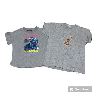 新品未使用 美品 サイズ130 Tシャツ 保育園  まとめ売り 2枚組セット(Tシャツ/カットソー)