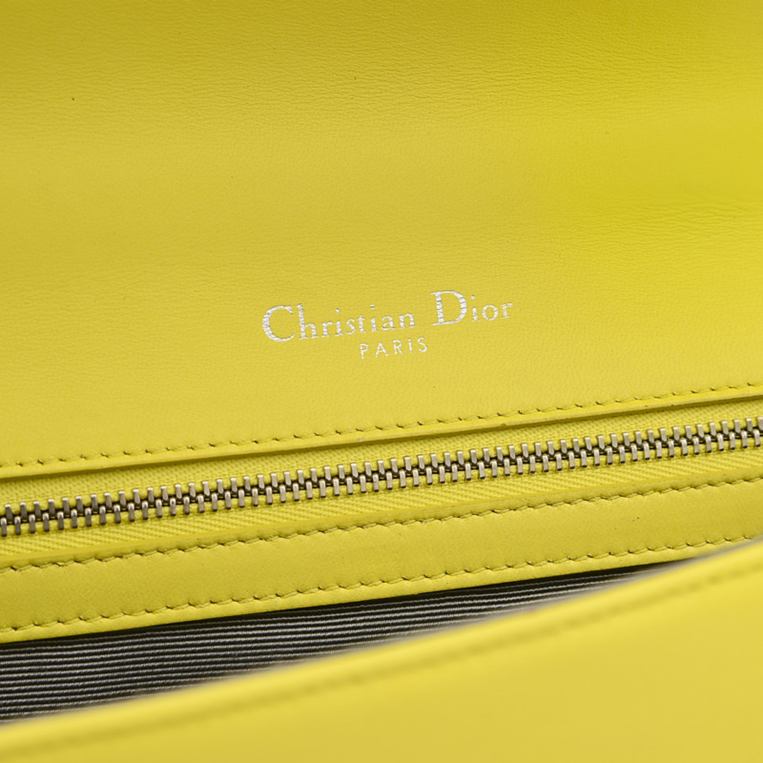 Dior(ディオール)のディオール ディオラマ チェーンショルダーバッグ ラムスキン イエロー シルバー レディースのバッグ(ショルダーバッグ)の商品写真