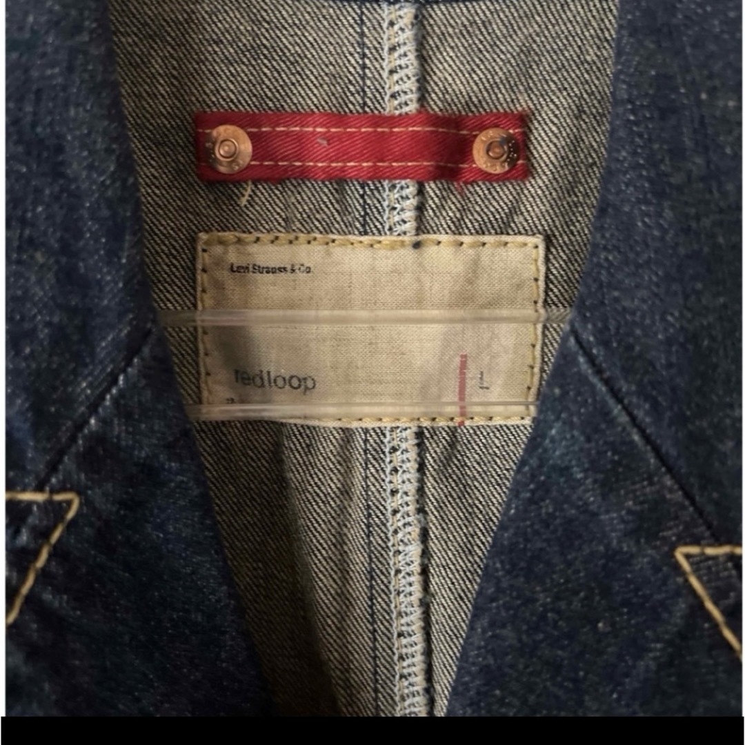 Levi's(リーバイス)のリーバイスレッドループ カバーオール デニムジャケット Gジャン Lサイズ メンズのジャケット/アウター(Gジャン/デニムジャケット)の商品写真