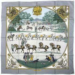 エルメス(Hermes)のエルメス カレ 90 PRESENTATION de CHEVAUX レディース 【中古】(バンダナ/スカーフ)