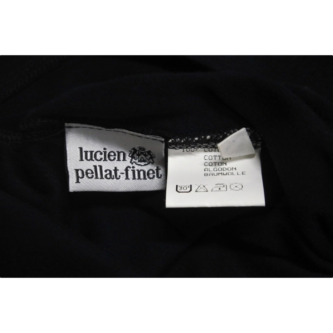 Lucien pellat-finet(ルシアンペラフィネ)のlucien pellat-finet ルシアンペラフィネ フロントスカルスタッズロゴ付Tシャツ トップス Tシャツ 長袖 ネイビー 美品 中古 62600 メンズのトップス(Tシャツ/カットソー(七分/長袖))の商品写真