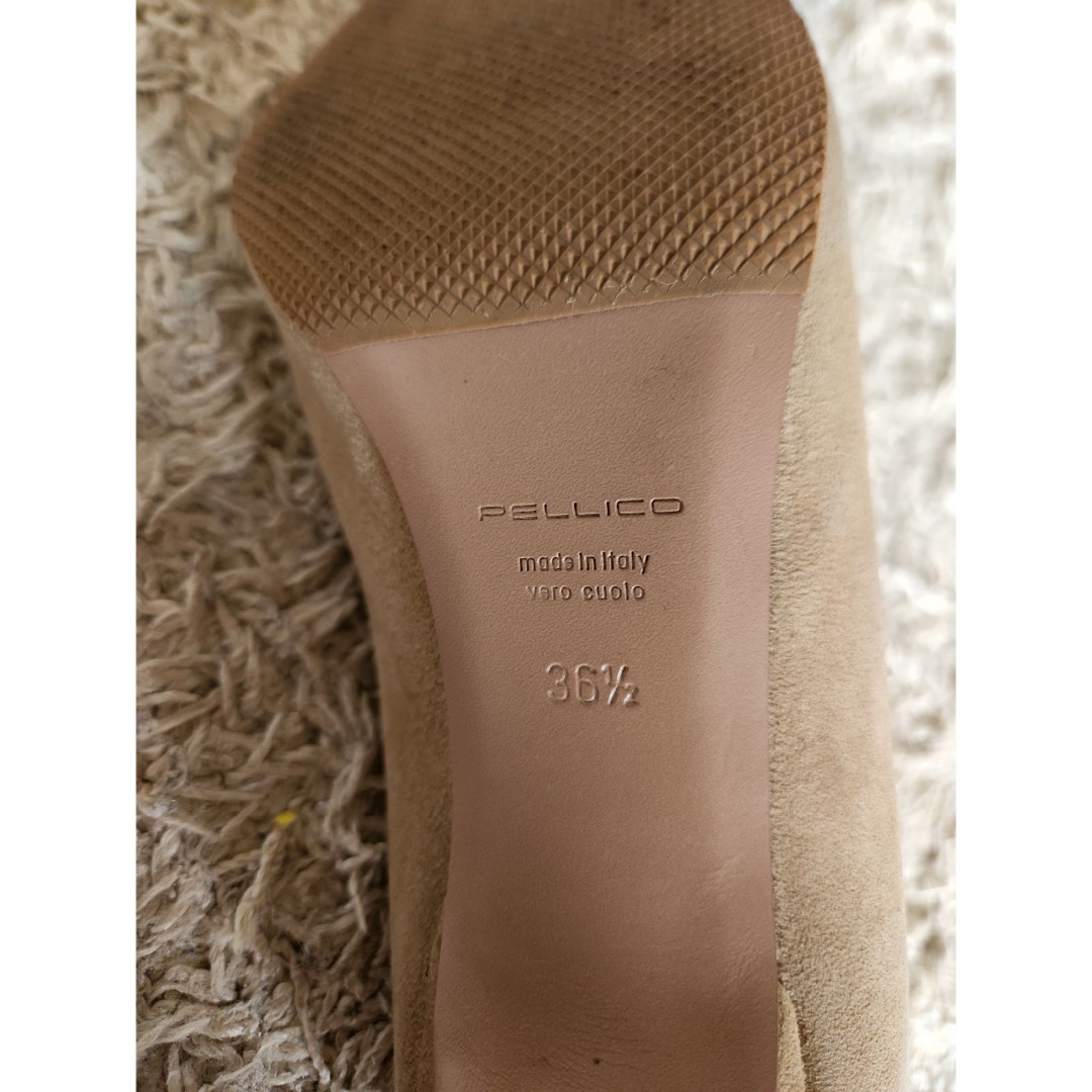 PELLICO(ペリーコ)のPELLICO ペリーコ　スウェード　ベージュ　パンプス　36.5 レディースの靴/シューズ(ハイヒール/パンプス)の商品写真